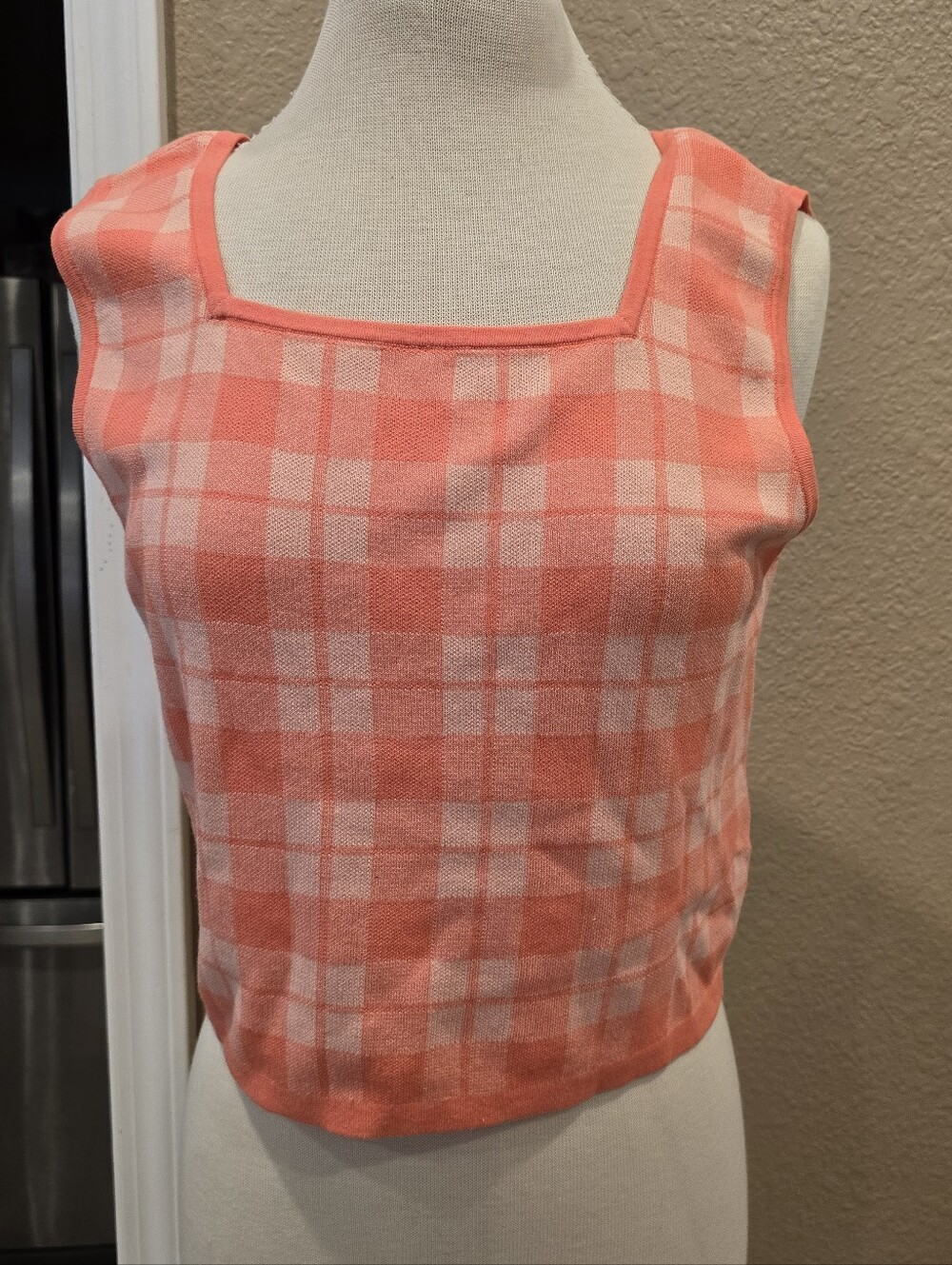 Kate Spade Lightweight Checkered Vest